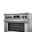 Forno Maximus 36-Inch Induction Range with Air Fryer in Stainless Steel (FFSIN0968-36)