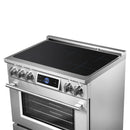 Forno Maximus 36-Inch Induction Range with Air Fryer in Stainless Steel (FFSIN0968-36)