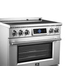 Forno Maximus 36-Inch Induction Range with Air Fryer in Stainless Steel (FFSIN0968-36)