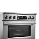 Forno Maximus 36-Inch Induction Range with Air Fryer in Stainless Steel (FFSIN0968-36)