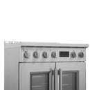 Forno Torino 30-Inch French Door Induction Range with True Convection and Air Fry in Stainless Steel (FFSIN0950-30)