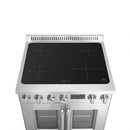 Forno Torino 30-Inch French Door Induction Range with True Convection and Air Fry in Stainless Steel (FFSIN0950-30)