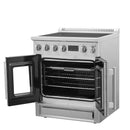 Forno Torino 30-Inch French Door Induction Range with True Convection and Air Fry in Stainless Steel (FFSIN0950-30)