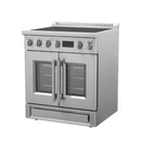 Forno Torino 30-Inch French Door Induction Range with True Convection and Air Fry in Stainless Steel (FFSIN0950-30)