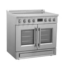 Forno Torino 36-Inch French Door Induction Range with True Convection and Air Fry in Stainless Steel (FFSIN0950-36)