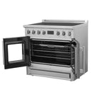Forno Torino 36-Inch French Door Induction Range with True Convection and Air Fry in Stainless Steel (FFSIN0950-36)