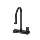 FORNO ACQUA 4 Function Waterfall Pull-Down Kitchen Faucet in Black