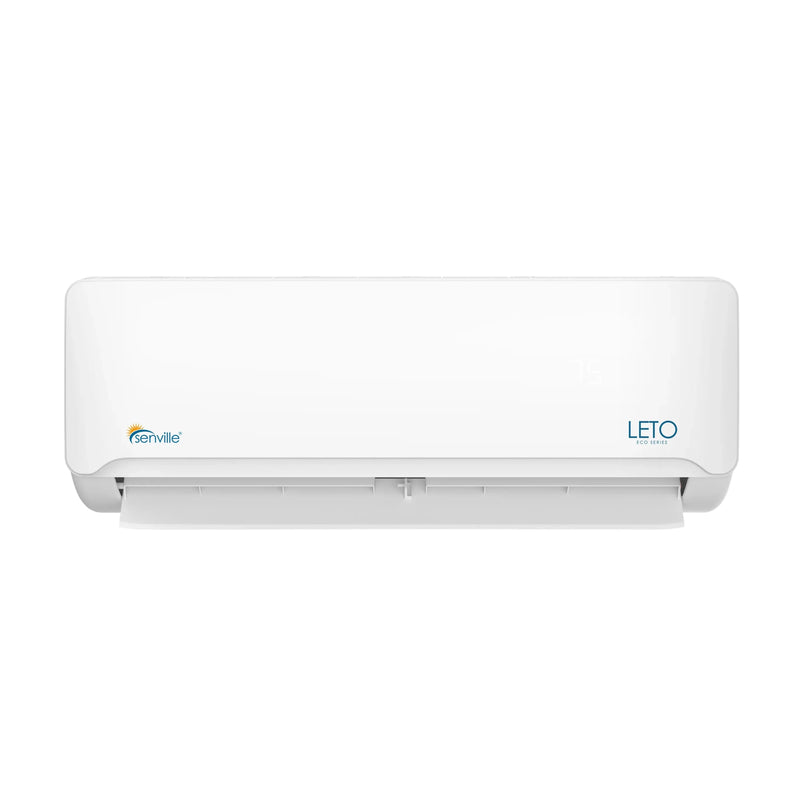 Senville LETO Series 12K BTU Mini Split with 21.3 SEER2, 230 Ductless Air Conditoner and Heat Pump Condenser with Wall Mount Air Handler (SENL-12CD/220)