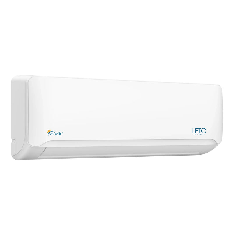 Senville LETO Series 12K BTU Mini Split with 21.3 SEER2, 230 Ductless Air Conditoner and Heat Pump Condenser with Wall Mount Air Handler (SENL-12CD/220)
