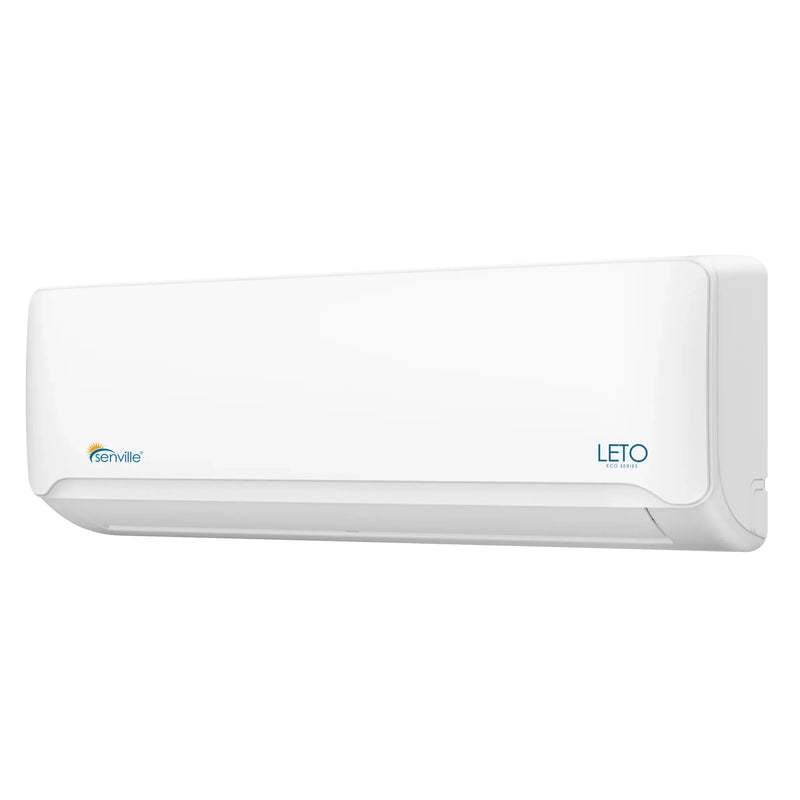 Senville LETO Series 12K BTU Mini Split with 21.3 SEER2, 230 Ductless Air Conditoner and Heat Pump Condenser with Wall Mount Air Handler (SENL-12CD/220)