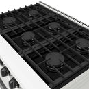 Thor Kitchen 36-Inch 6.0 Cu. Ft. Natural Gas Range with 6 Burners in White (LRG3601UW)