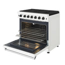 Thor Kitchen 36-Inch 6.0 Cu. Ft. Natural Gas Range with 6 Burners in White (LRG3601UW)