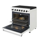 Thor Kitchen 36-Inch 6.0 Cu. Ft. Natural Gas Range with 6 Burners in White (LRG3601UW)