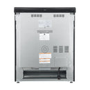 Forno 4-Piece Appliance Package - 30-Inch Espresso Electric Range , Wall Mount Range Hood, 36-Inch French Door Refrigerator, and Dishwasher in Stainless Steel