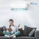 Senville LETO Series 9K BTU Mini Split with 21.5 SEER2, 115V Ductless Air Conditioner and Heat Pump Condenser with Wall Mount Air Handler (SENL-9CD/220)