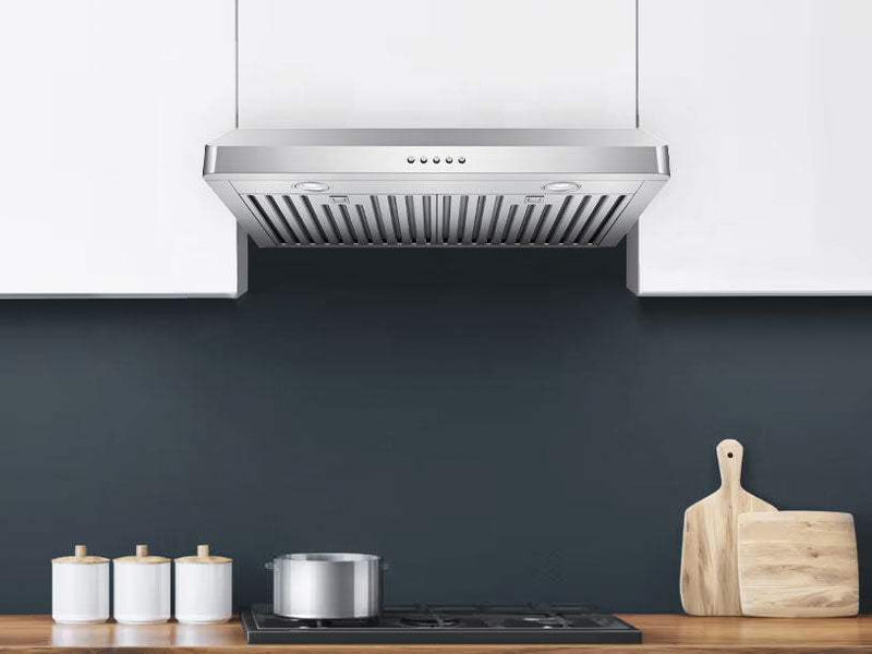 Victory Luna 30-Inch 600 CFM Under Cabinet Range Hood in Stainless Steel with Touch Display Control (Luna-30)