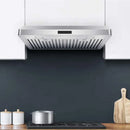 Victory Luna 30-Inch 600 CFM Under Cabinet Range Hood in Stainless Steel with Touch Display Control (Luna-30)