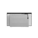 Forno 5-Piece Appliance Package - 36-Inch Dual Fuel Range, Wall Mount Range Hood, 60-Inch Refrigerator, Dishwasher, and 30-Inch Microwave Drawer in Black with Antique Brass Handle