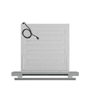 Forno 5-Piece Appliance Package - 30-Inch Electric Range, Under Cabinet Range Hood, French Door Refrigerator, Dishwasher, and 30-Inch Microwave Drawer in Stainless Steel