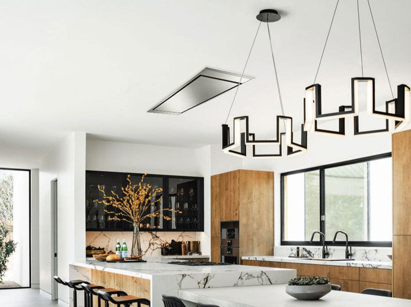 Victory Horizon 36-Inch 900 CFM Powerful Flush Ceiling Range Hood in Stainless Steel (HORIZON)