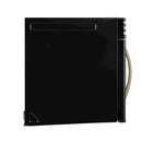 Forno Scalo 30-Inch Over the Range Microwave in Black with Antique Brass Handle – 1.6 cu.ft, 300 CFM Vent, Touch Control, LED Light (FOTR3007-30BLK)