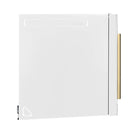 Forno Fornace 30-Inch Over-the-Range Convection Microwave in White with Antique Brass Handle – 1.5 cu.ft, 300 CFM Vent, Touch Control, LED Light (FOTR3038-30WHT)