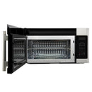 Forno Fornace 30-Inch Over-the-Range Convection Microwave in Stainless Steel – 1.5 cu.ft, 300 CFM Vent, Touch Control, LED Light (FOTR3038-30)