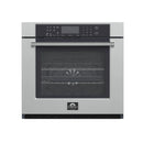 Forno 2-Piece Appliance Package - 30-Inch Villarosa Convention Electric Wall Oven & 30-Inch Microwave Oven in Stainless Steel