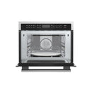 Forno 5-Piece Appliance Package - 36-Inch Dual Fuel Range, Wall Mount Range Hood, 60-Inch Refrigerator, Dishwasher, and 24-Inch Microwave Oven in Stainless Steel