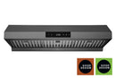 Hauslane 36-Inch Under Cabinet Touch Control Range Hood with Stainless Steel Filters in Black Stainless Steel (UC-PS18BSS-36)