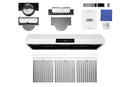 Hauslane 36-Inch Ducted Under Cabinet Range Hood in Matte White (UC-PS18WHT-36)