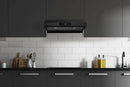 Hauslane 36-Inch Ducted Under Cabinet Range Hood in Matte Black (UC-PS18BLK-36)