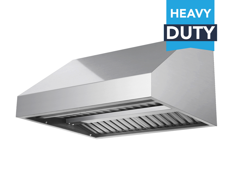 Victory Prestige 60-Inch 2300 CFM Under Cabinet BBQ Range Hood in Stainless Steel (Prestige-60)