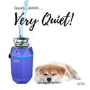 Forno Acqua BrightDiamond Amethyst 3/4HP Super Quiet Garbage Disposal Corded with Motion Sensor Cabinet Light & Pre-Wired Air Switch (WDD075TA1AM)