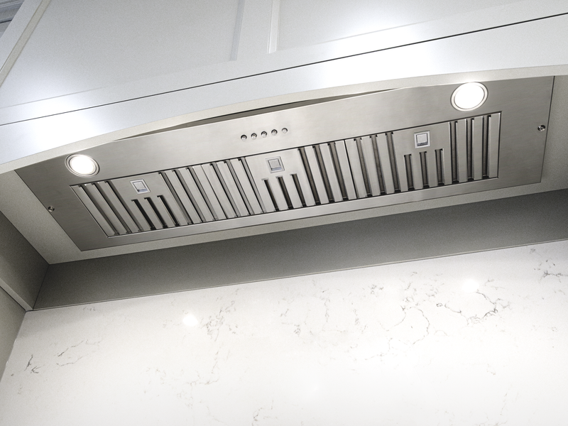 Victory Q1 36-Inch 600 CFM Insert Range Hood in Stainless Steel (Q1-36)