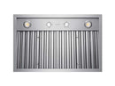 Victory Q5 42-inch range hood insert with 450/600 CFM remote blower (Q5-42-RB)