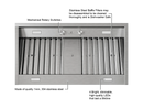 Victory Q5 36-inch range hood insert with remote blower, image 5