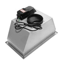 Victory 21-Inch 600 CFM Insert Range Hood with 4-Speed Push Button in Stainless Steel, Bright LED Lights, Auto-Shutoff Timer (Q6-21)