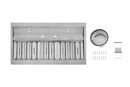 Hauslane 36-Inch Convertible Built-In Insert Range Hood in Stainless Steel, 18.5-Inch Deep (IN-R200SS-36)