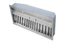 Hauslane 42-Inch Convertible Built-In Insert Range Hood in Stainless Steel, 18.5-Inch Deep (IN-R200SS-42)