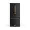 Thor Kitchen Gordon Ramsay Series 30-Inch 17.5 cu ft French Door Counter Depth Refrigerator with Ice Maker in Black with Bronze Trim (RF3017FFD00-BRZ)