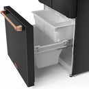 Gordon Ramsay by Thor Kitchen 30-Inch 17.5 cu ft French Door Counter Depth Refrigerator with Ice Maker in Black with Rose Gold Trim (RF3017FFD00-RSG)