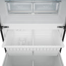 Gordon Ramsay by Thor Kitchen 30-Inch 17.5 cu ft French Door Counter Depth Refrigerator with Ice Maker in Black with Stainless Steel Trim (RF3017FFD00-SS)