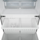 Gordon Ramsay by Thor Kitchen 30-Inch 17.5 cu ft French Door Counter Depth Refrigerator with Ice Maker in Stainless Steel with Black Trim (RF3017FFD99-BLK)