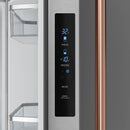 Gordon Ramsay by Thor Kitchen 30-Inch 17.5 cu ft French Door Counter Depth Refrigerator with Ice Maker in Stainless Steel with Rose Gold Trim (RF3017FFD99-RSG)