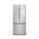 Gordon Ramsay by Thor Kitchen 30-Inch 17.5 cu ft French Door Counter Depth Refrigerator with Ice Maker in Stainless Steel (RF3017FFD99)