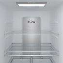 Gordon Ramsay by Thor Kitchen 30-Inch 17.5 Cu. Ft. French Door Counter-Depth Refrigerator with Ice Maker in White with Bronze Trim (RF3017FFDW-BRZ)