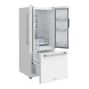 Gordon Ramsay by Thor Kitchen 30-Inch 17.5 Cu. Ft. French Door Counter-Depth Refrigerator with Ice Maker in White (RF3017FFDW)