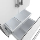 Gordon Ramsay by Thor Kitchen 30-Inch 17.5 Cu. Ft. French Door Counter-Depth Refrigerator with Ice Maker in White (RF3017FFDW)