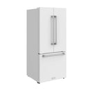 Gordon Ramsay by Thor Kitchen 30-Inch 17.5 Cu. Ft. French Door Counter-Depth Refrigerator with Ice Maker in White (RF3017FFDW)